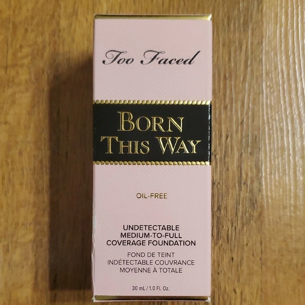 Too Faced Born‎ This Way Undetectable Medium-to-Full Coverage Foundation NIB